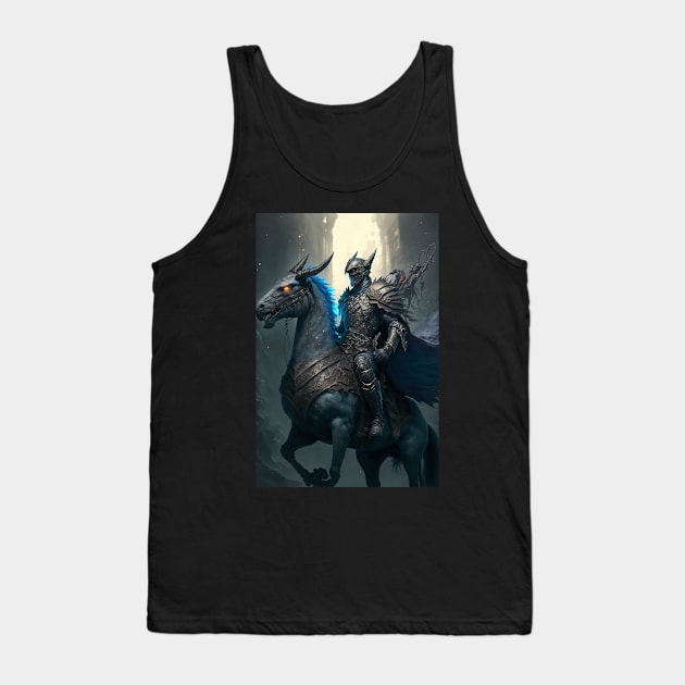 Knight Riding A Wyvern Tank Top by TortillaChief